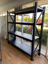 2m*2m*0.6m 2000KG (W*H*D) Extra-Heavy-Duty Steel Shelving