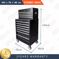 COMBO DEAL - 30'' 13-Drawer Roller Cabinet Toolbox